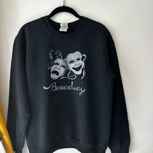 Unisex vintage Broadway musical sweatshirt